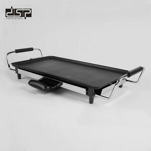 product_image_name-Dsp-Electric Grill Portable Oven Smokeless Nonstick Barbecue Machine - Black.-3