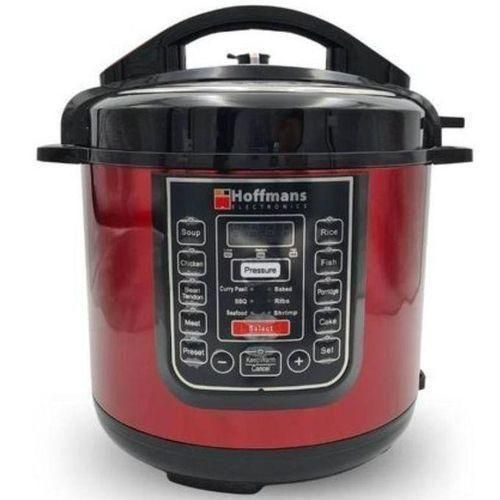 product_image_name-Hoffmans-HM 716 Electric Pressure Cooker 6.5L - Silver-2