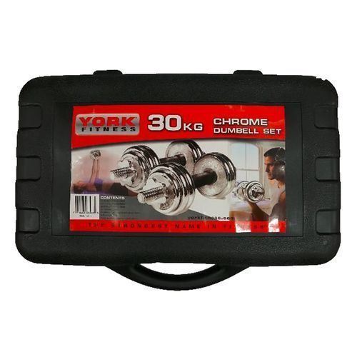 Shop 30kg Chrome Anti Rust Dumbbells Set Silver Jumia Uganda