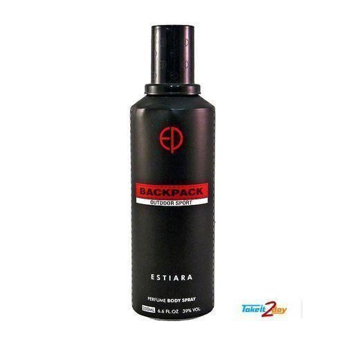 product_image_name-Estiara-Out Door Sport Deodorant Body Spray For Men 200ml - Black,Red.-1