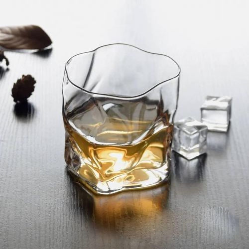 product_image_name-Generic-6 Pieces Of 250ml Creative Distorted Shape Whisky Glasses Old Fashioned Glass Cocktail Glasses-5