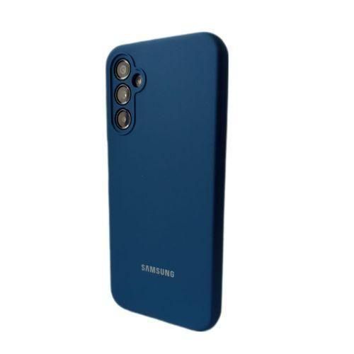product_image_name-Samsung-Galaxy A16 Luxury Soft Rubber Liquid Silicone Case – Skin Touch Feel Cover Blue-2