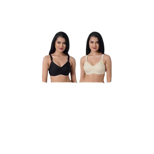 product_image_name-Generic-Cotton Breast Feeding Bra - White,Black, Brown -3