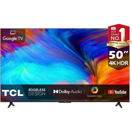product_image_name-TCL-50" 4K HDR Android Google Smart LED TV Youtube, Netflix, Prime Video Google Play Stores Inbuilt With Free To Air Decoder – Black-1
