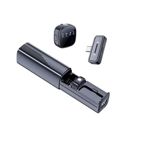 product_image_name-Generic-Wireless Lavalier Microphone K26 High Fidelity Noise Reduction Tiktok Short Video Mobile Live Streaming-Black-5