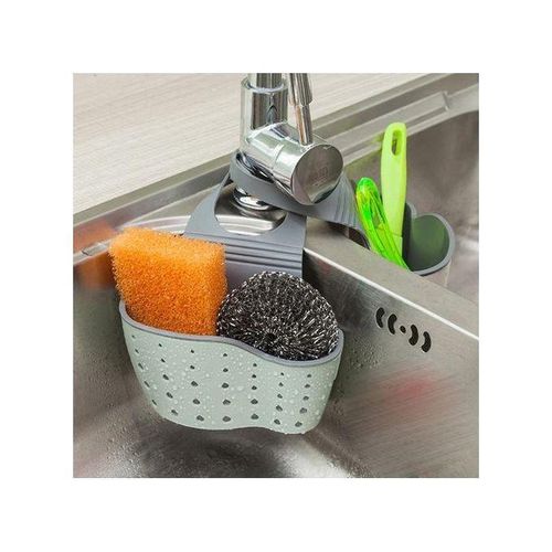 product_image_name-Generic-Sink Basket Sink Strainers Basket Corner Sponge Caddy for kitchen sink Kitchen Drain Shelf Sink Storage Holder -1