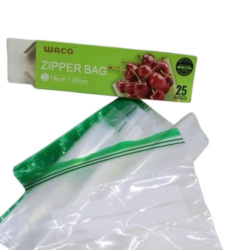 product_image_name-Ziploc-18x20cm 25pcs plastic fridge storage foodzipper bags-1