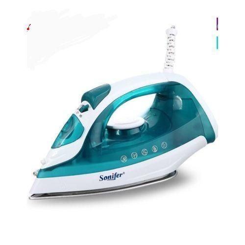 product_image_name-Sonifer-Steam Iron With Self Cleaning Ceramic Soleplate Steam Flat Iron - Blue, White -1