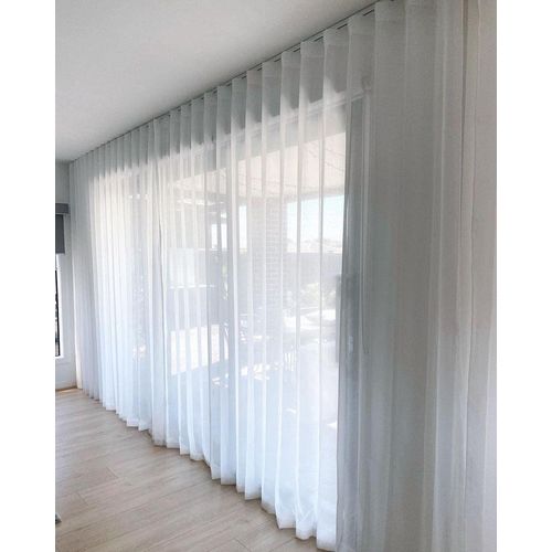 product_image_name-Generic-2 Metres (1 piece) White Net for a patio sliding door and window Curtains -1
