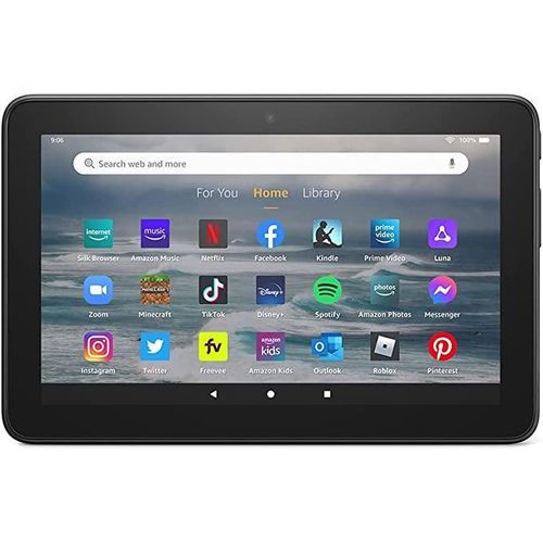 product_image_name-Amazon-Fire 7 tablet 7 Display 16 GB  Light and Portable for Entertainment at home - Black-1