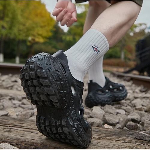 product_image_name-Fashion-Men's Outdoor Thick-Soled Sandals/Beach Shoes/Clogs/Crocs  - Black-6