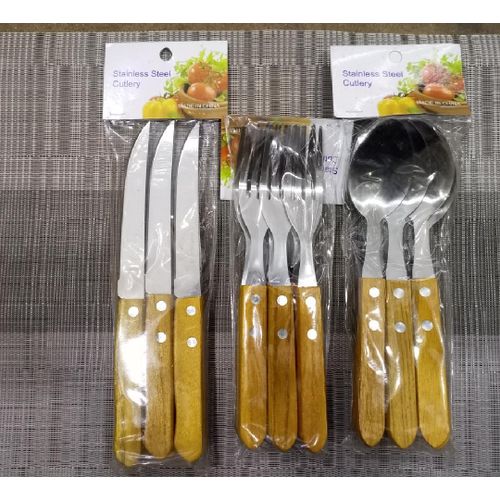 product_image_name-Generic-18-Piece Cutlery Set with Wooden Handles – Elegant & Durable-1