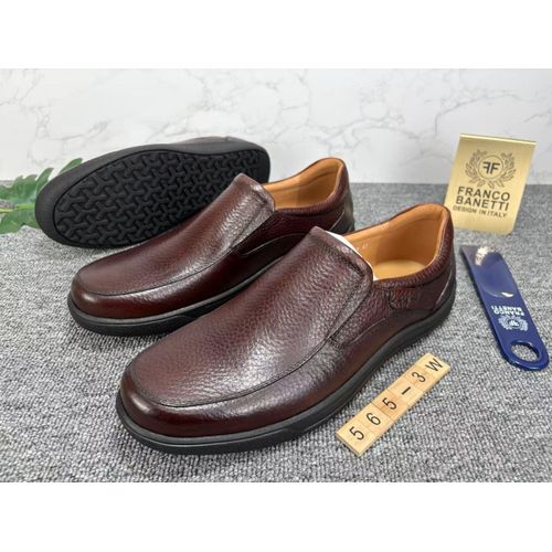 product_image_name-Fashion-Premium Leather Slip-On Loafers – Burgundy-1