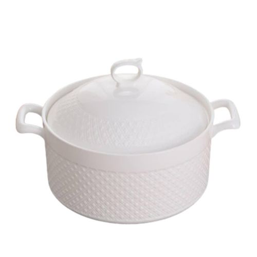 product_image_name-Generic-3 Pieces Ceramic Serving Dishes Prints And Designs Vary-White-5