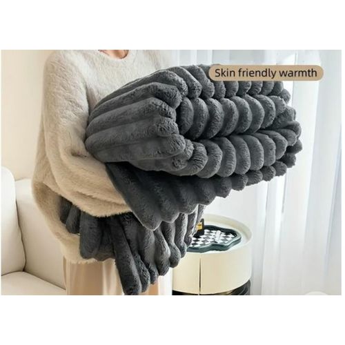 product_image_name-Generic-Soft/ Throw Blanket - Grey-1