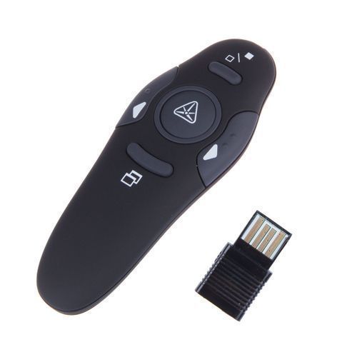 product_image_name-Generic-2.4GHz Powerpoint Presenter Clicker Presentation Remote Pointer- Black-9