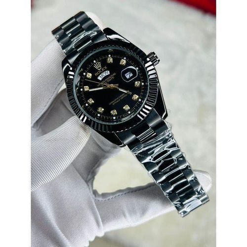 product_image_name-Watch- R.o.l.e.x W.a.t.c.h Black Great Quality For Gentle Men-2