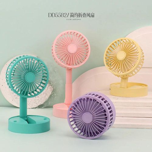product_image_name-Generic-Mini Foldable Fan With Strong Wind For Use At Home-Multicolors-4