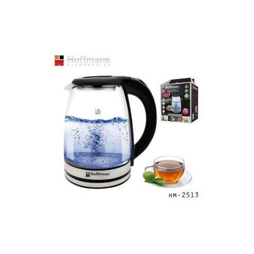 product_image_name-Hoffmans-HM-2513, Transparent Electric Kettle/Pacolator, 2Ltr Glass Kettle, 2000Watt-1