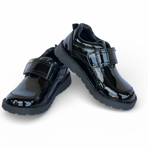 product_image_name-Cacatua-Kids Black School Shoes - Boy -2