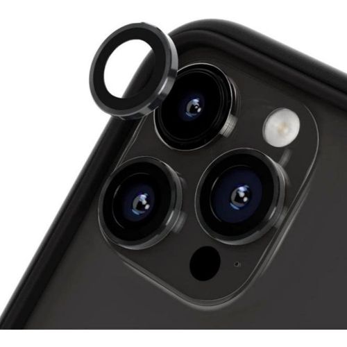 product_image_name-Generic- iPhone 11 pro max, iPhone 11 pro, iPhone 12 pro max, iPhone 12 pro, iPhone 13 pro max, iPhone13 pro, iPhone 14 pro max, iPhone 14 pro, iPhone 15 pro max, 15 pro, iPhone 16 pro max, iPhone 16 pro Glass Protectors With Aluminium Black Camera Lens Protector-2