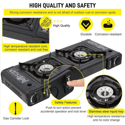 product_image_name-Boma-Propane Camping Stove 2 Burners Portable Camping Stove Double Auto Ignition Camping Burner LPG for RV, Apartments, Outdoor - Black-7