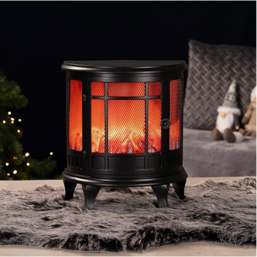 product_image_name-Generic-LED Fireplace Nostalgia Decorative Electric Fireplace Lamp – Battery Operated, Realistic Flame Effect (33×24×12cm)-2