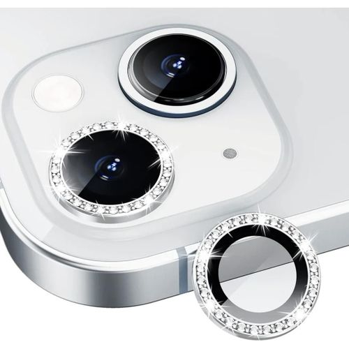 product_image_name-Universal-iPhone 13 13 Pro 13 Pro Max Point Drill Camera Lens Protector Circle Camera Glass Protector Diamond Silver -5
