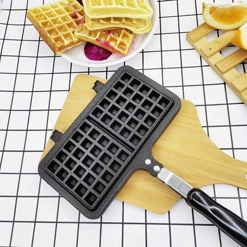 product_image_name-Generic-Non-stick Waffle Plate, Waffle Maker, Breakfast Plate With Heat-proof Handle-2