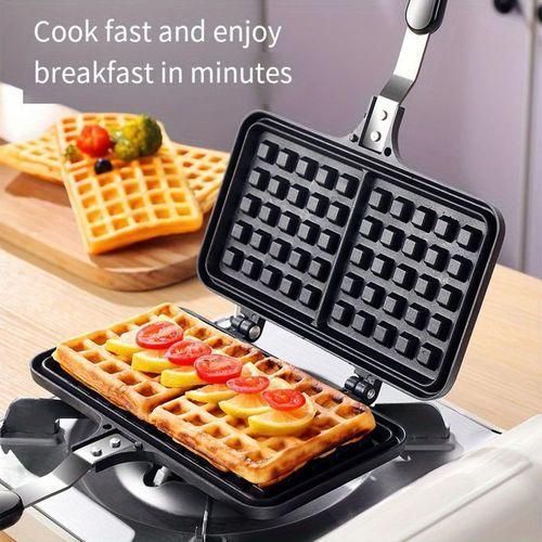 product_image_name-Generic-Non-stick Waffle Plate, Waffle Maker, Breakfast Plate With Heat-proof Handle-4