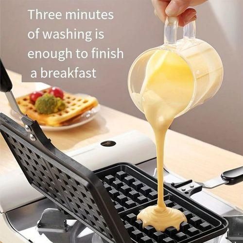 product_image_name-Generic-Non-stick Waffle Plate, Waffle Maker, Breakfast Plate With Heat-proof Handle-6