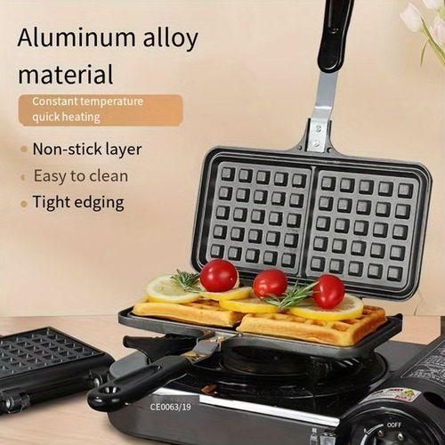 product_image_name-Generic-Non-stick Waffle Plate, Waffle Maker, Breakfast Plate With Heat-proof Handle-7