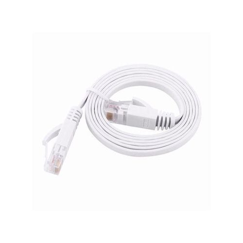 product_image_name-Generic-Ethernet Cable High Speed CAT6e Flat Ethernet Network LAN Cable For Home Office - White-2