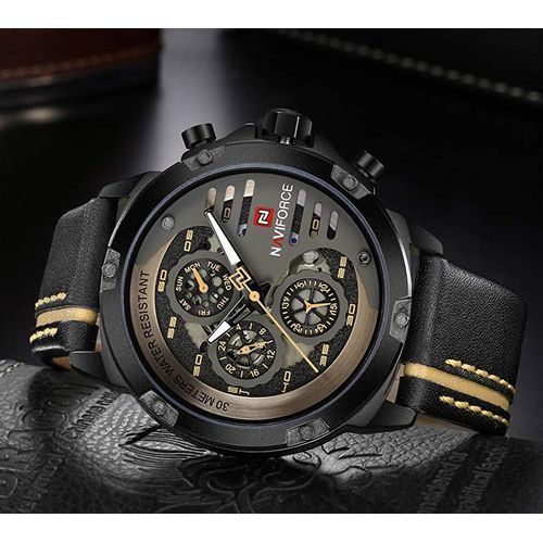 product_image_name-Naviforce-Formal Mens Designer Watch - Black-3