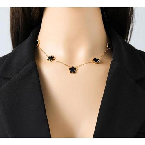 product_image_name-Generix-3 pcs Designer-clover necklace set-2