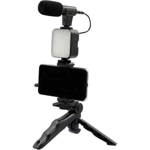 Generic Vloging Video Making Plokama PK-771 Flexible Tripod for Phones - For On-the-Go Video, Shoot & Live Streaming For Smartphone And Camera Vlogging KIT - image 2