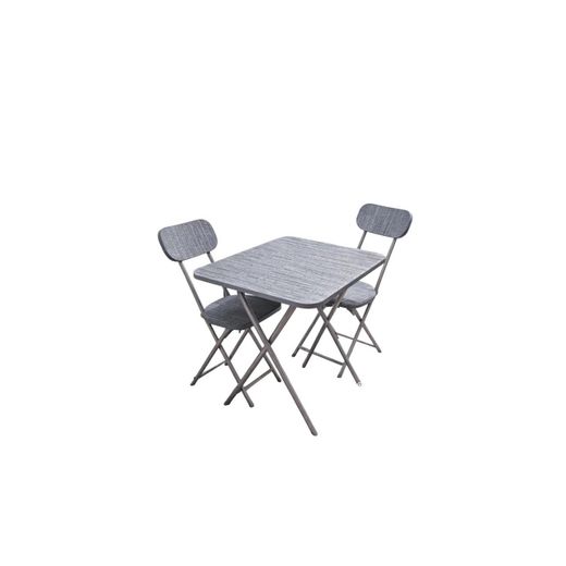 Foldable table with 2 chairs