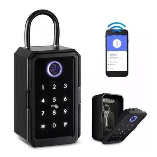 Generic TRENDYLOCK Smart Key lockbox for House Key Airbnb Host Lock Box Fingerprint Unlock - image 3