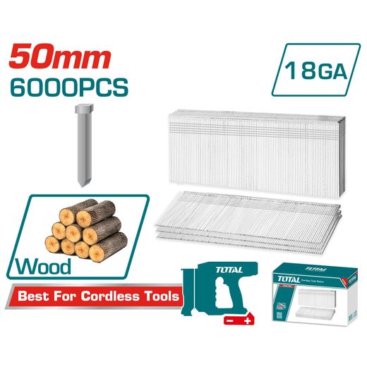 TOTAL Brad Nail 50mm (6000pcs)