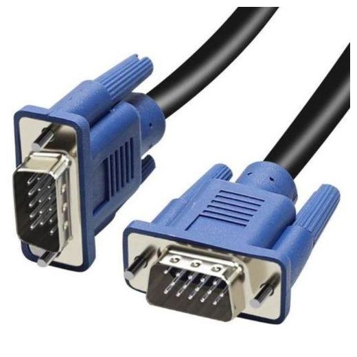 Generic VGA Cable 1.5m Video Grahics Arrays 1.5 meters Long For All Laptop, Monitor, PC, Projector, Television etc