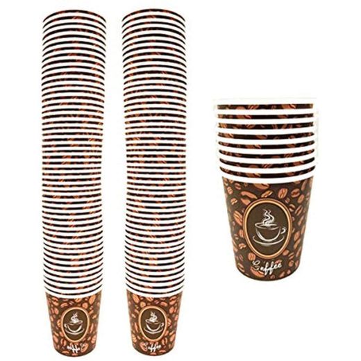 Generic 50 Pcs Disposable Espresso Paper Cup Shot Cups for Espresso & Hot Drinks (no Lids)-multi colour & designs. - image 3