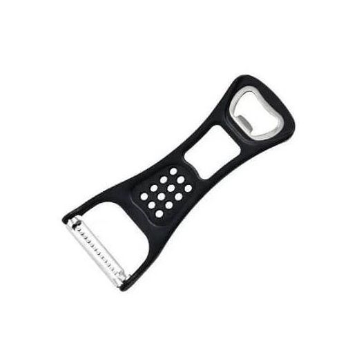 Generic Multi-Functional Kitchen Peeler and Bottle Opener Tool - Multicolor