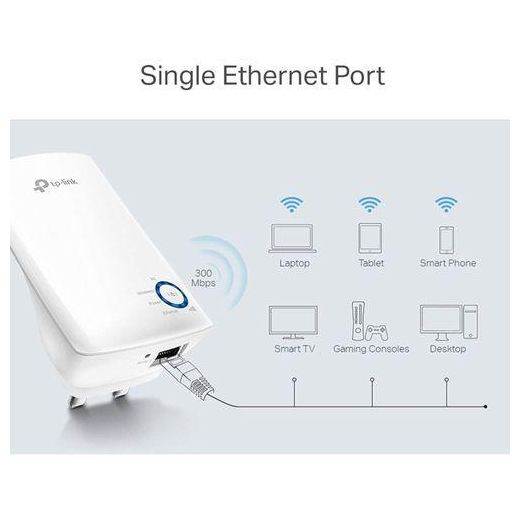 Generic TP Link WiFi Extender, WiFi Booster, WiFi Range Extender Repeater, Internet Booster with Ethernet Port, Expand Wider WiFi Coverage, App Control Easy Plug-in, UK Plug (TL-WA850RE) - image 2