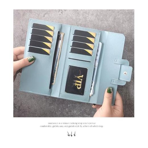 Generic Minimalist Deep Green PU Leather Organizer Wallet - image 2