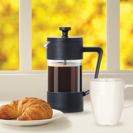 Generic French Press Coffee Maker (20oz) - Borosilicate Glass, 5 Cup Capacity, Black - image 4