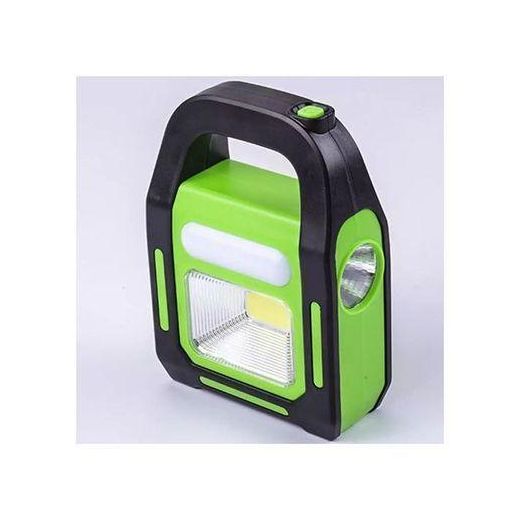 Generic Solar And Rechargeable LED Flood Light - Green/blue - image 3