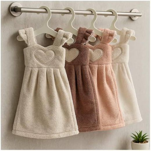 Generic A dress-shaped decorative hand towel.Multicolour - image 4