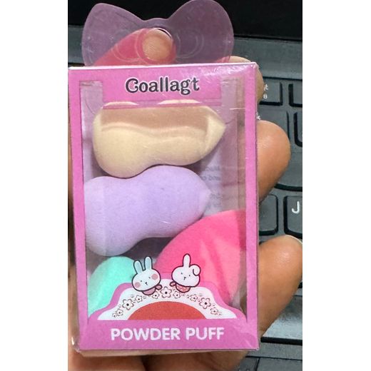 Coallagt 4PC MINI POWDER PUFF - GENTLE, SOFT, LATEX FREE - image 2