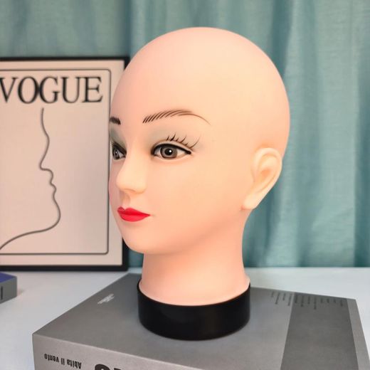 Fiomi female mannequin head dummy commonly used for styling or displaying wigs, hats, and other accessories. - image 3