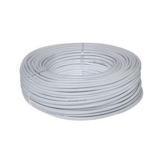 Generic Heavy Duty 1.5mm Twin Flat Power Cable With Earth – 100m Roll Grey